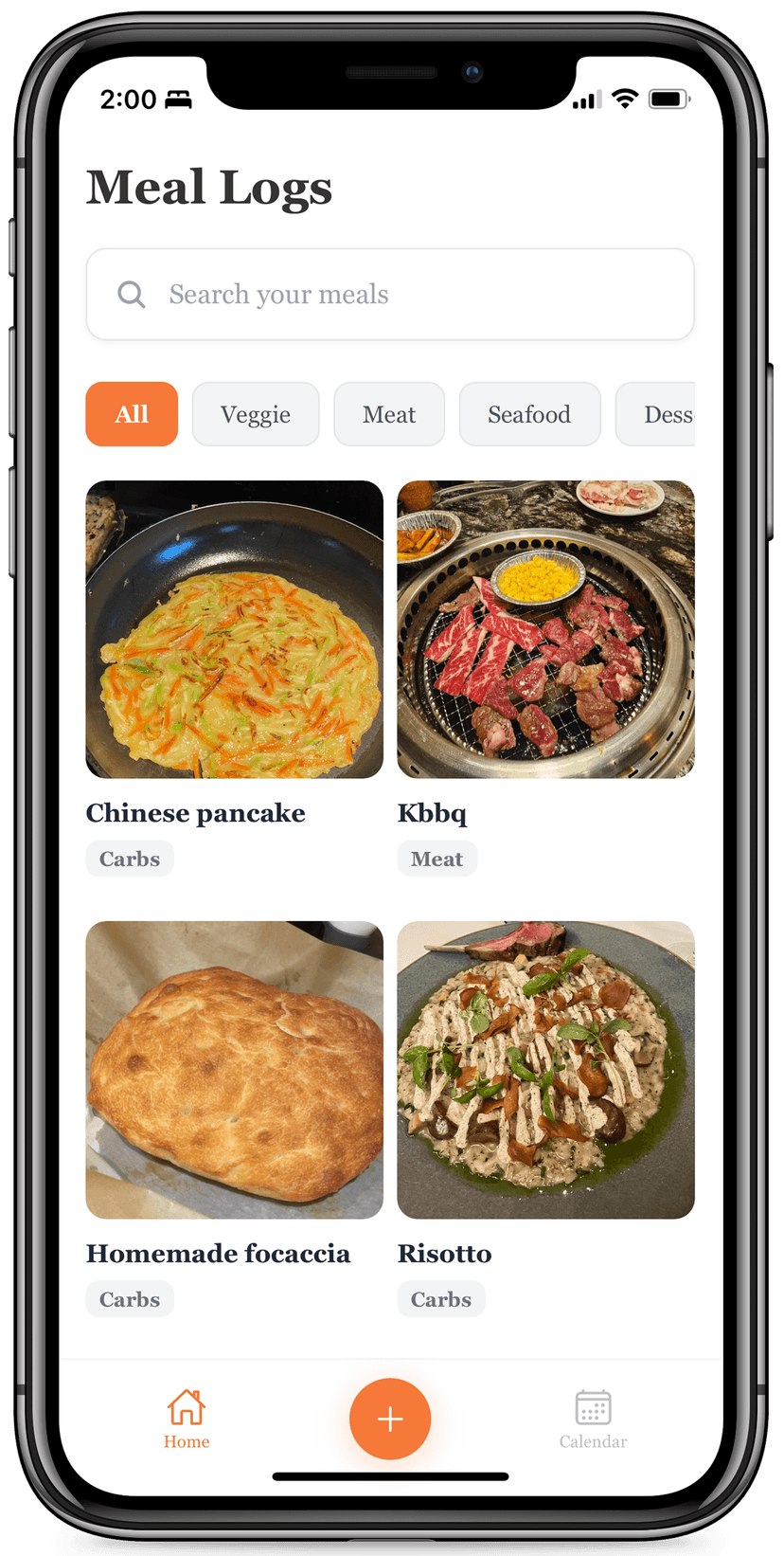 Munch app - See patterns over time feature